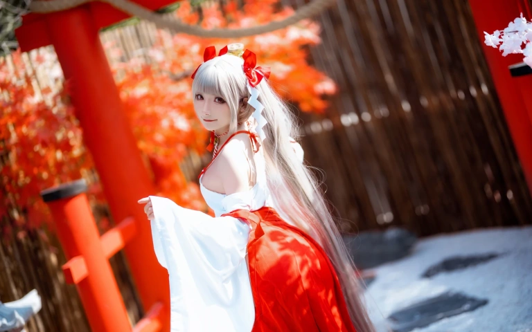《碧蓝航线 可畏巫女》｜是三不是世 · 21张写真