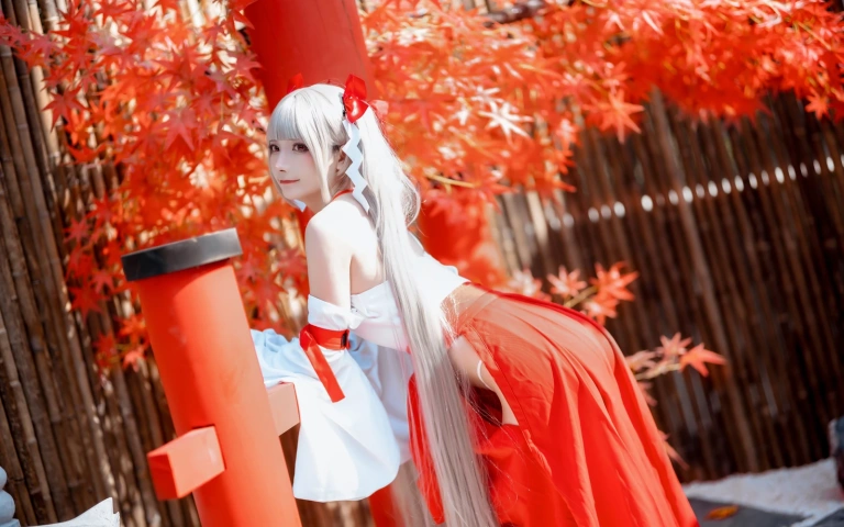 《碧蓝航线 可畏巫女》｜是三不是世 · 21张写真