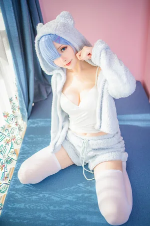《蕾姆猫娘睡衣》｜星之迟迟 · 14张写真