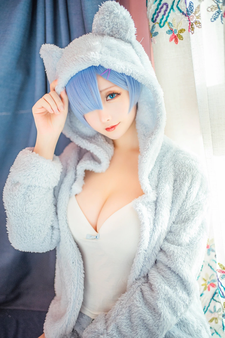 《蕾姆猫娘睡衣》｜星之迟迟 · 14张写真