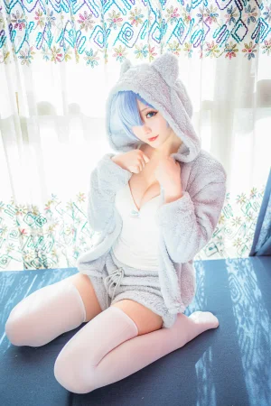 《蕾姆猫娘睡衣》｜星之迟迟 · 14张写真