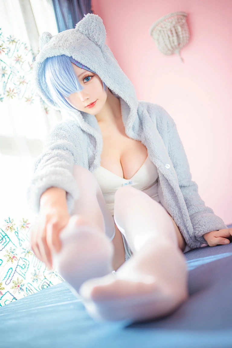 《蕾姆猫娘睡衣》｜星之迟迟 · 14张写真