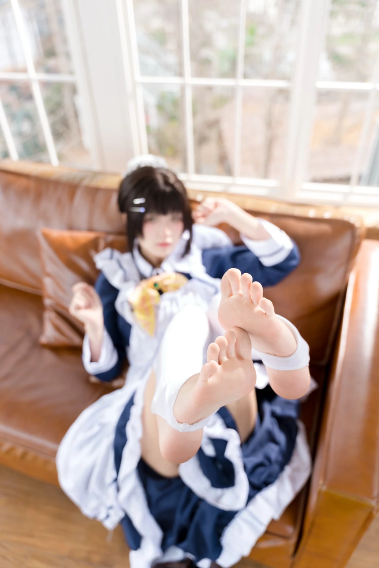《星光咖啡馆与死神之蝶 枣子姐女仆》｜九柒喵 · 23张写真