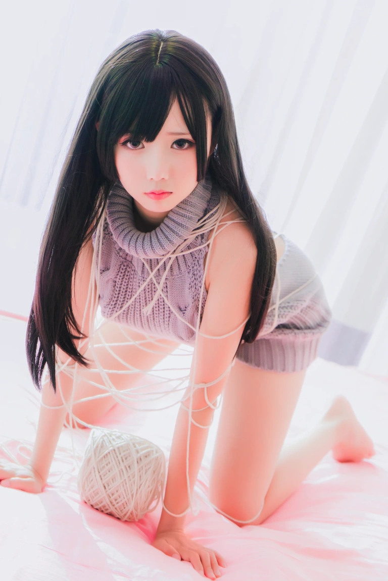 《露背毛衣》｜面饼仙儿 · 41张写真