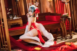 《碧蓝航线 柴郡新春旗袍》｜焖焖碳 · 29张写真