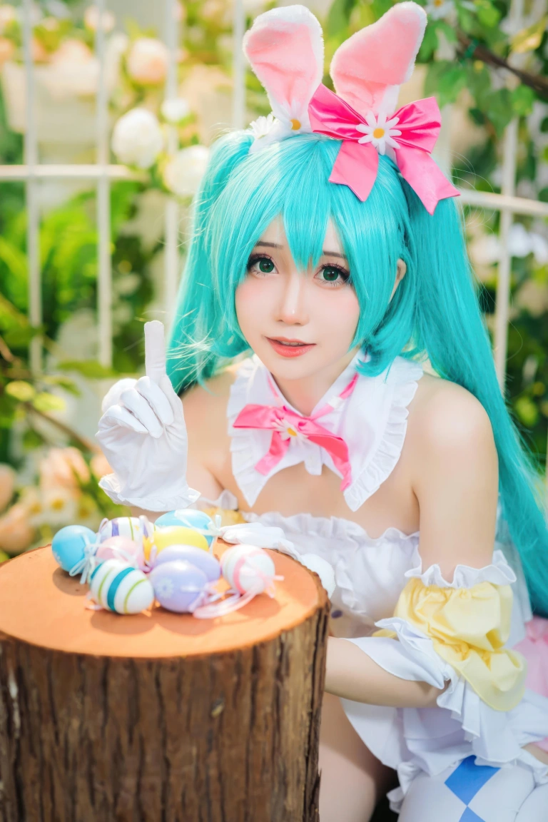 《初音未来复活节兔子》｜焖焖碳 · 22张写真