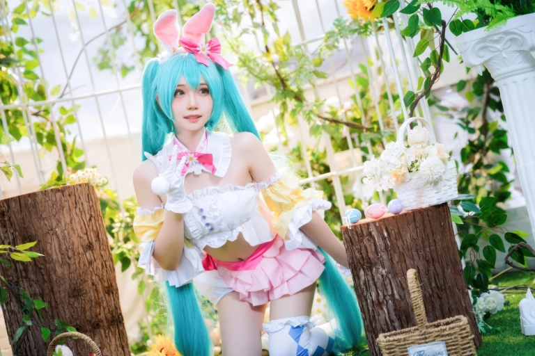 《初音未来复活节兔子》｜焖焖碳 · 22张写真