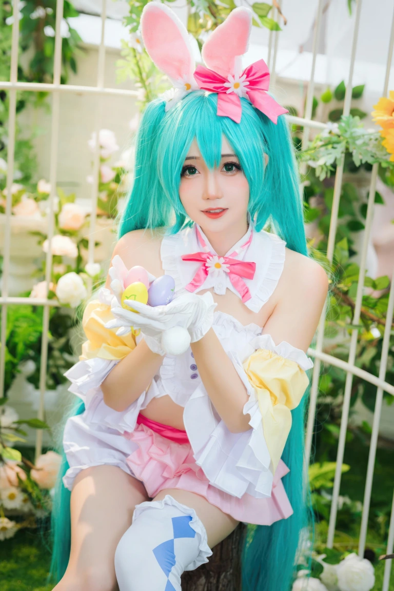 《初音未来复活节兔子》｜焖焖碳 · 22张写真