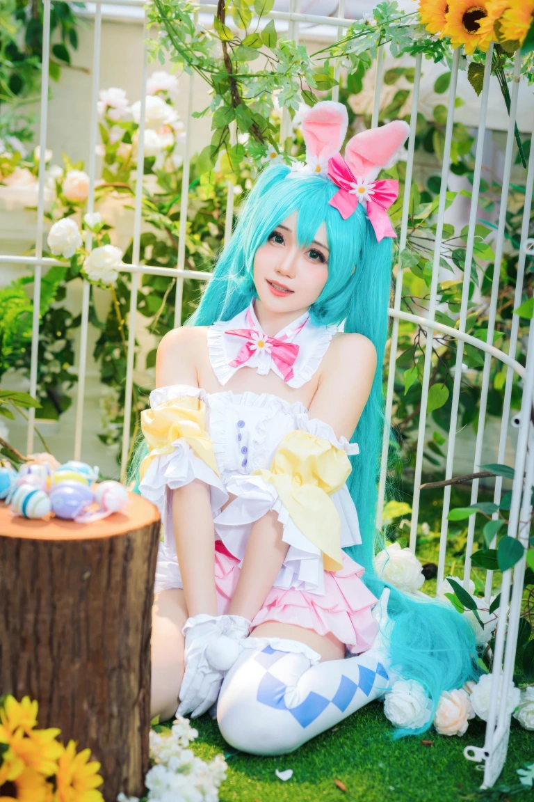 《初音未来复活节兔子》｜焖焖碳 · 22张写真