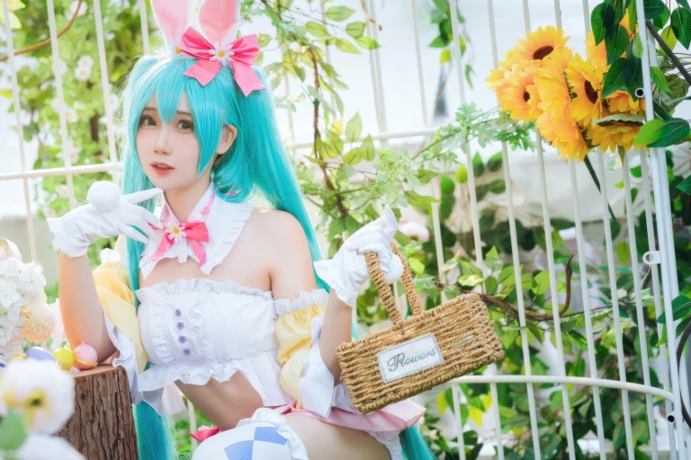 《初音未来复活节兔子》｜焖焖碳 · 22张写真