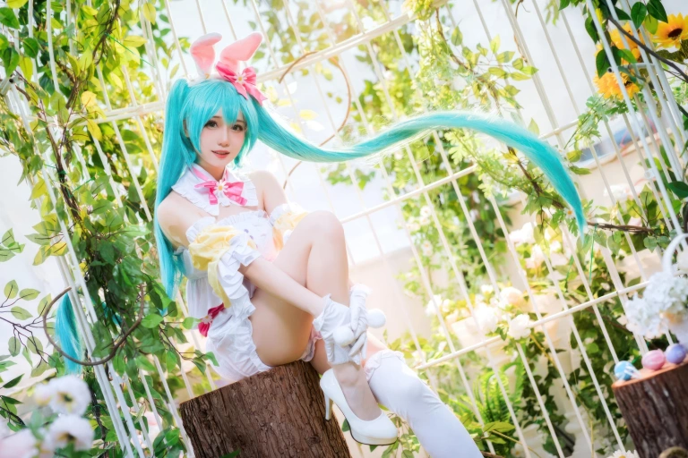 《初音未来复活节兔子》｜焖焖碳 · 22张写真