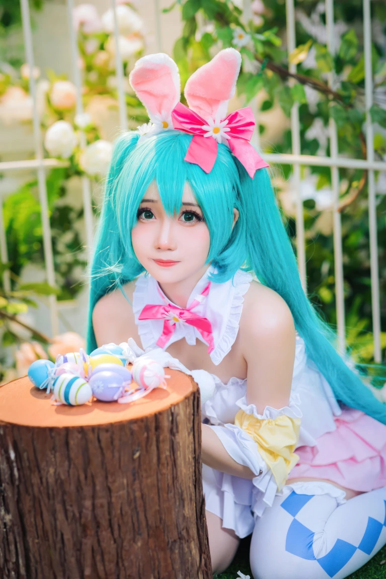 《初音未来复活节兔子》｜焖焖碳 · 22张写真