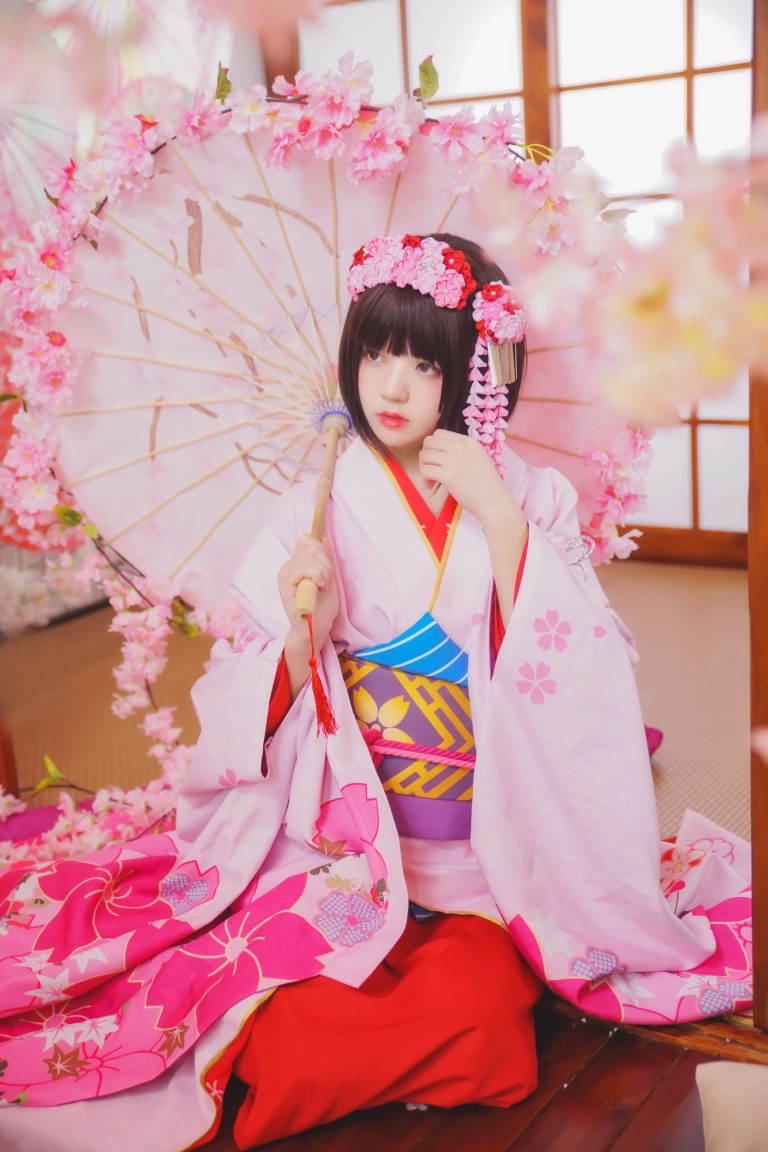 《加藤惠 和服》｜桜桃喵 · 23张写真