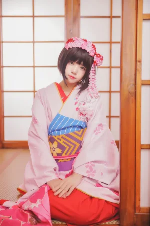 《加藤惠 和服》｜桜桃喵 · 23张写真