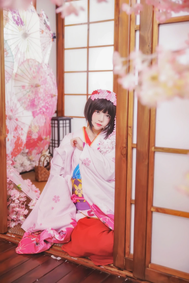 《加藤惠 和服》｜桜桃喵 · 23张写真