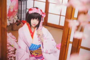 《加藤惠 和服》｜桜桃喵 · 23张写真