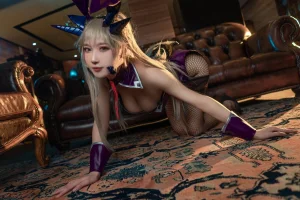 《黑枪呆兔女郎》｜阿包也是兔娘 · 25张写真