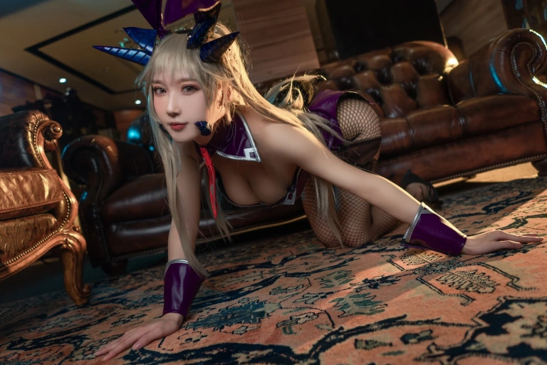《黑枪呆兔女郎》｜阿包也是兔娘 · 25张写真