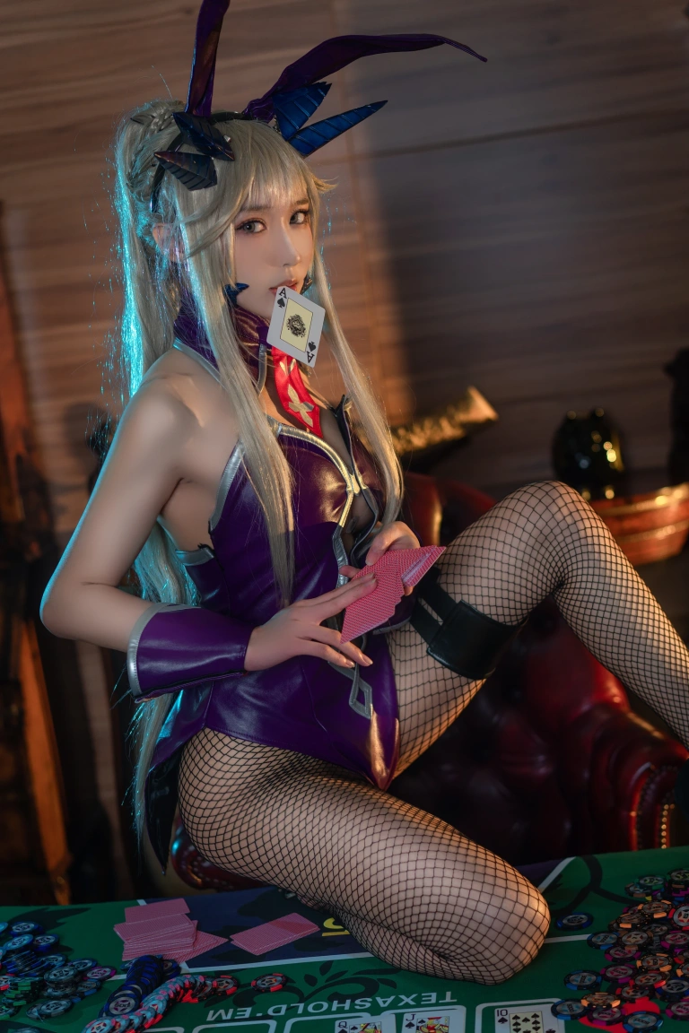 《黑枪呆兔女郎》｜阿包也是兔娘 · 25张写真