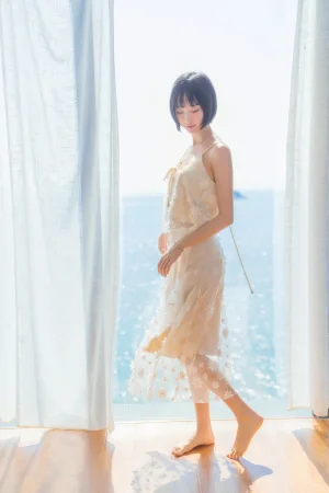 《暖冬的海 米色裙子》｜木棉棉 · 22张写真