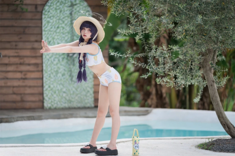 《碧蓝档案 美游泳装》｜花铃 · 41张写真