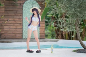《碧蓝档案 美游泳装》｜花铃 · 41张写真