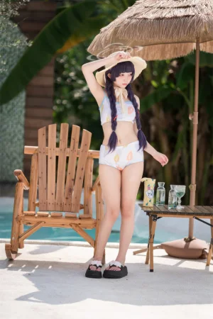 《碧蓝档案 美游泳装》｜花铃 · 41张写真