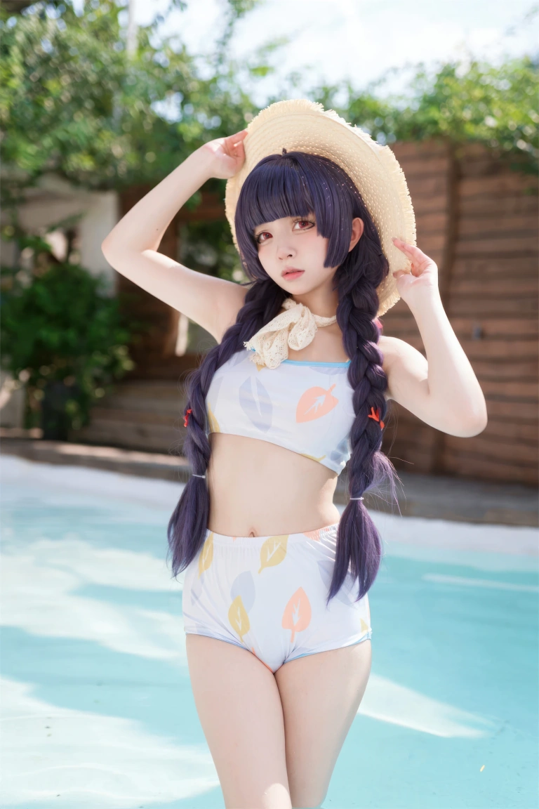 《碧蓝档案 美游泳装》｜花铃 · 41张写真