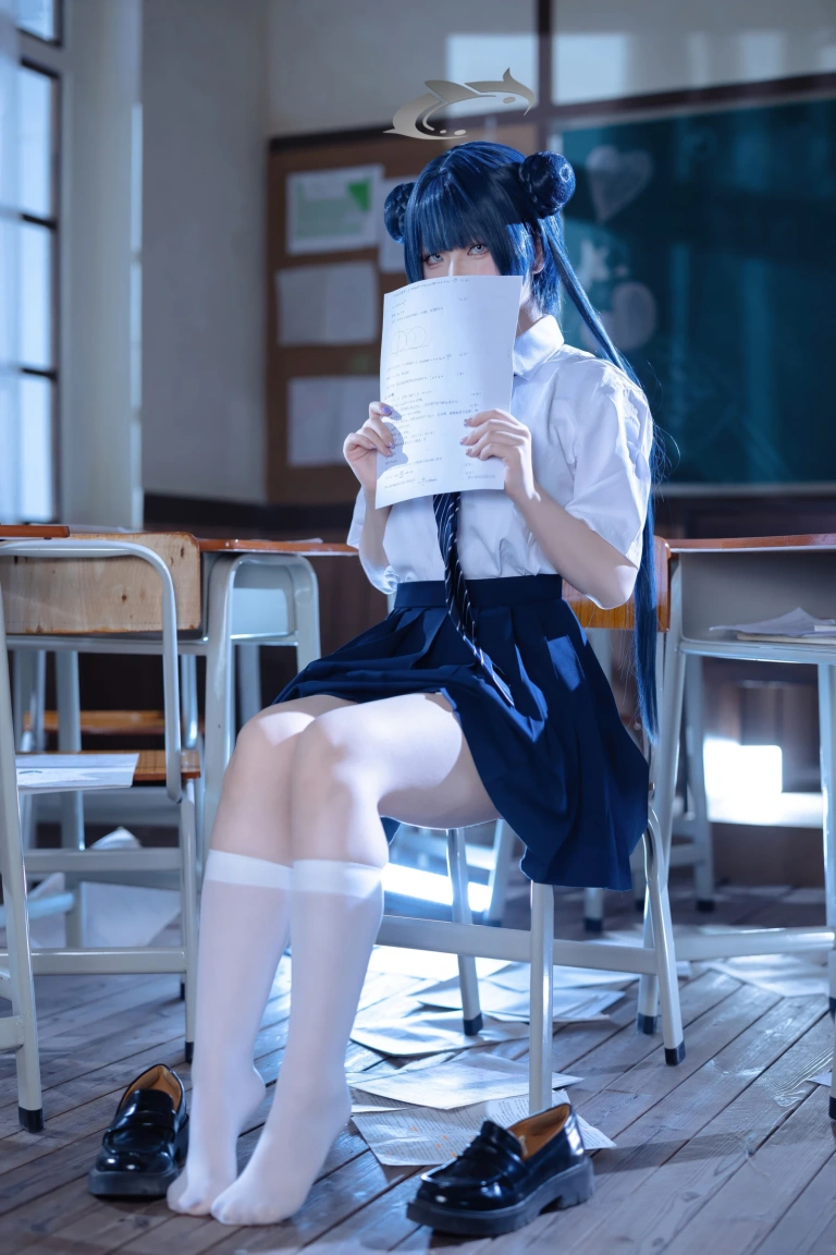 《蔚蓝档案 妃咲JK》｜屿鱼 · 61张写真