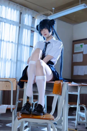 《蔚蓝档案 妃咲JK》｜屿鱼 · 61张写真
