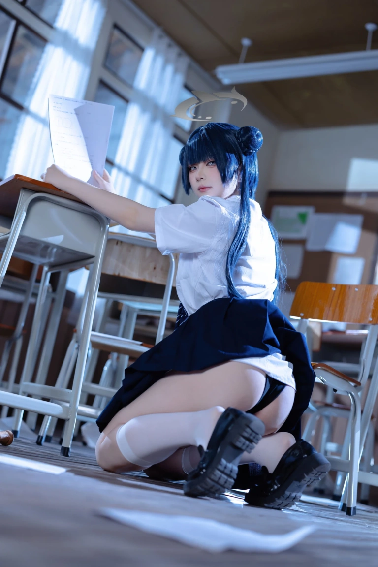 《蔚蓝档案 妃咲JK》｜屿鱼 · 61张写真