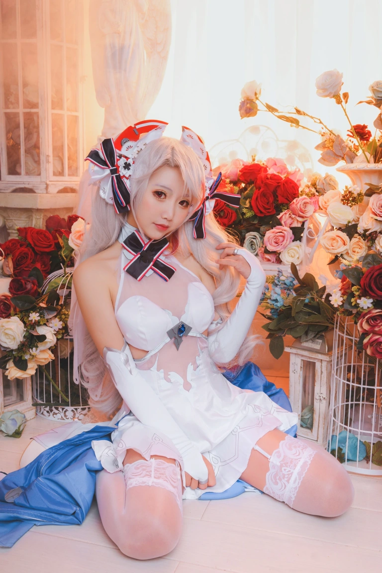 《欧根花嫁》｜面饼仙儿 · 22张写真