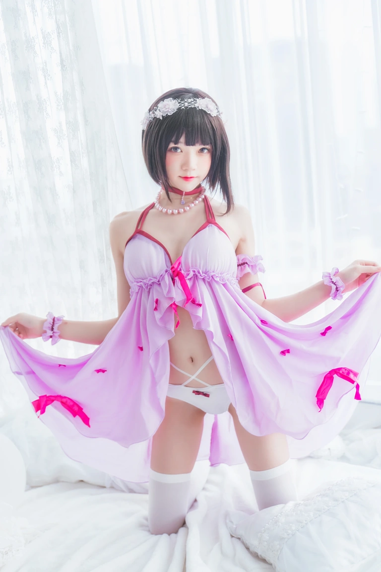 《加藤惠 小睡裙》｜桜桃喵 · 33张写真
