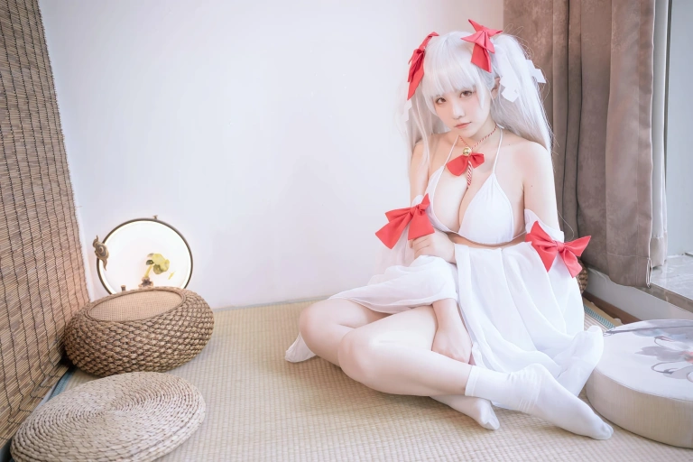 《可畏巫女》｜阿半今天很开心 · 38张写真