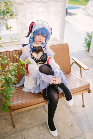 《甘雨女仆》｜花铃 · 41张写真