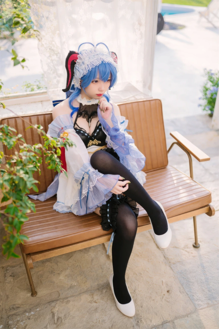 《甘雨女仆》｜花铃 · 41张写真