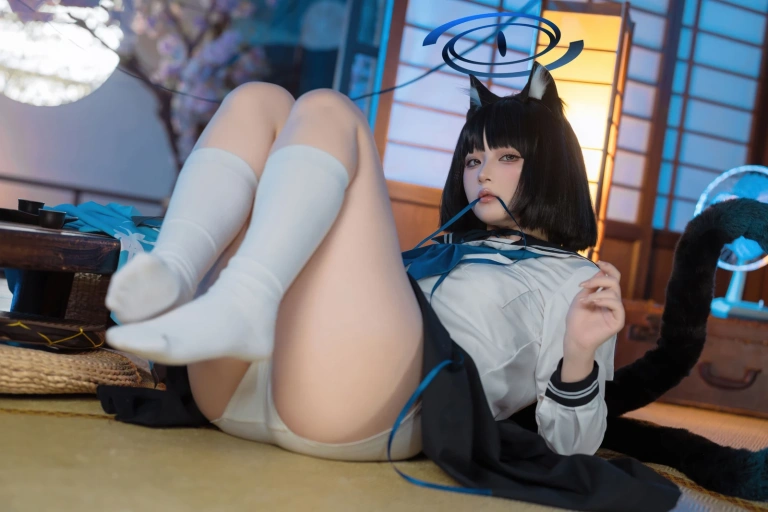 《蔚蓝档案 桐生桔梗》｜屿鱼 · 55张写真