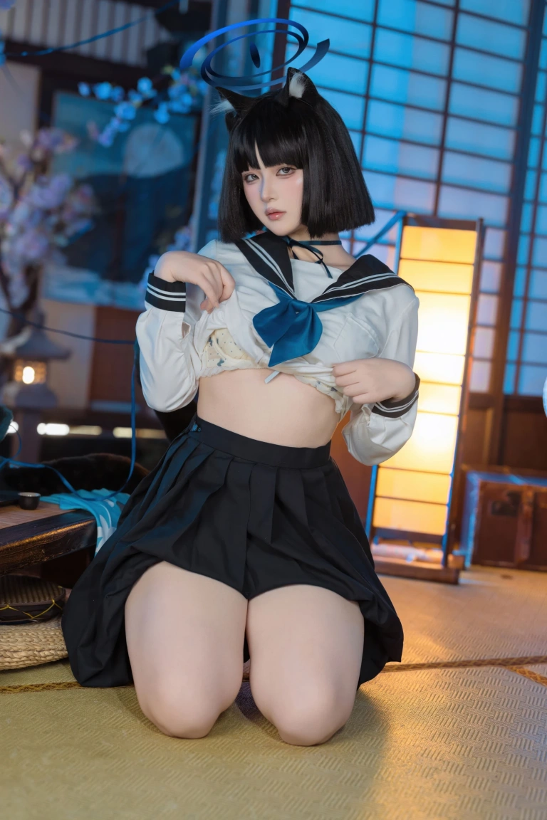 《蔚蓝档案 桐生桔梗》｜屿鱼 · 55张写真
