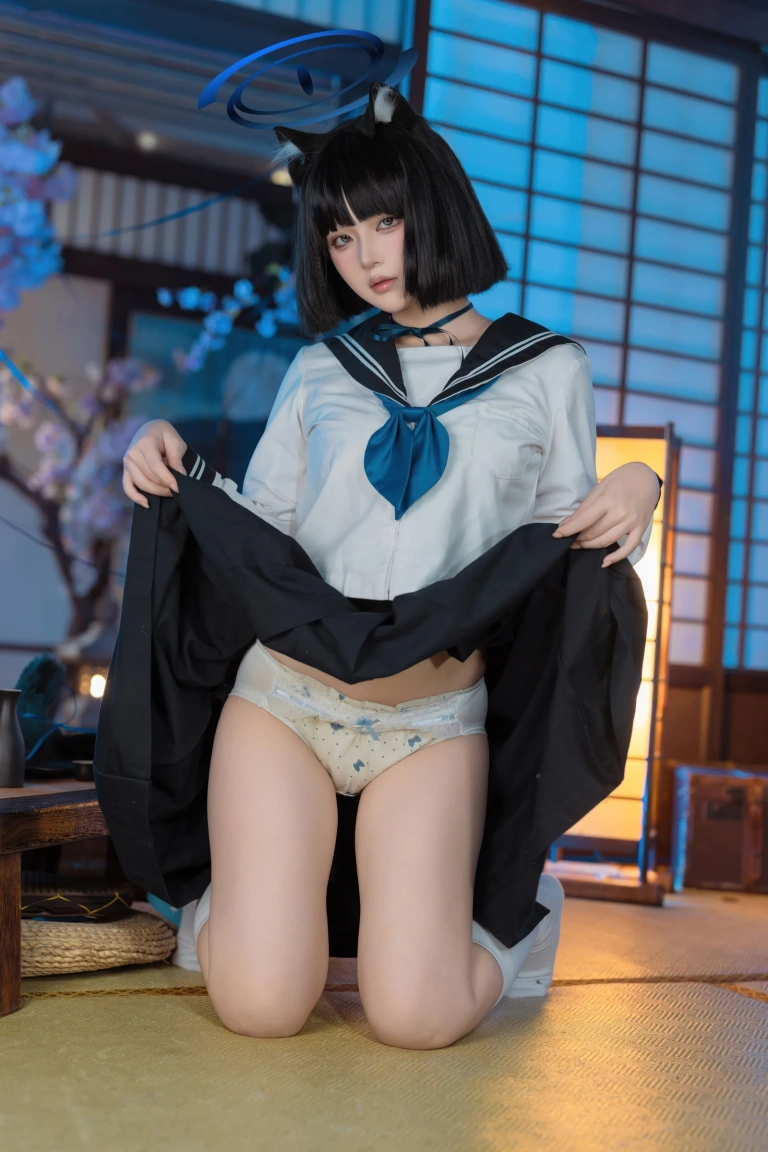 《蔚蓝档案 桐生桔梗》｜屿鱼 · 55张写真