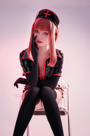 《玛奇玛黑色护士》｜花铃 · 20张写真