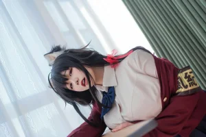 《碧蓝航线 大凤 JK》｜阿半今天很开心 · 125张写真