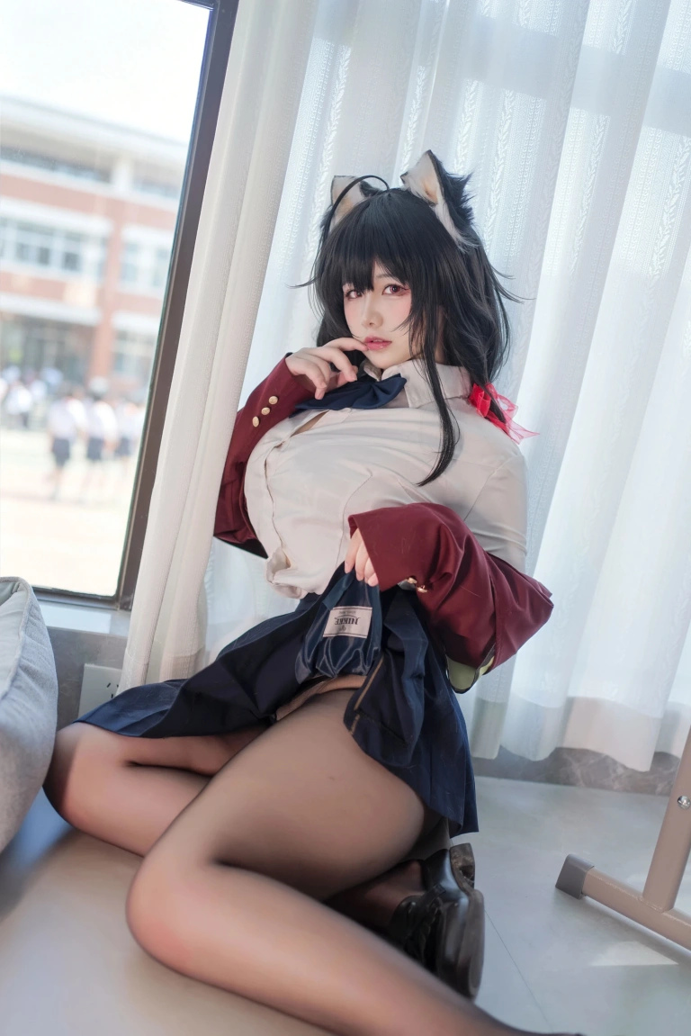 《碧蓝航线 大凤 JK》｜阿半今天很开心 · 125张写真