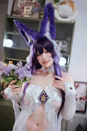 《碧蓝航线 武藏 誓约花嫁》｜阿半今天很开心 · 75张写真
