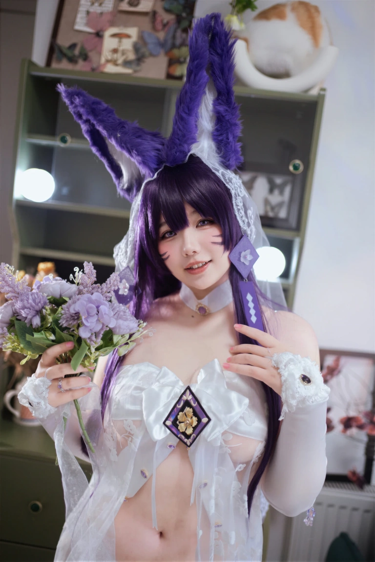 《碧蓝航线 武藏 誓约花嫁》｜阿半今天很开心 · 75张写真