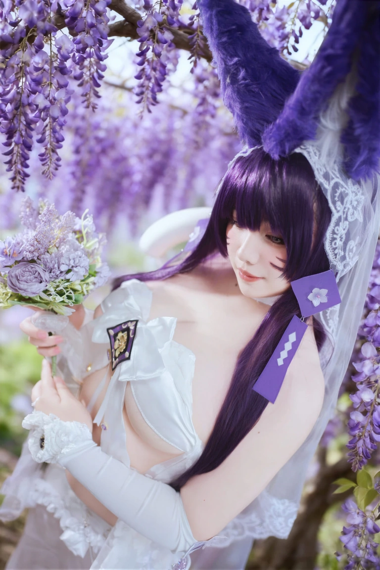 《碧蓝航线 武藏 誓约花嫁》｜阿半今天很开心 · 75张写真