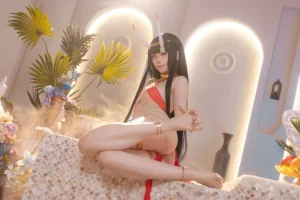 《碧蓝航线 能代 赤纱浴影》｜屿鱼 · 80张写真