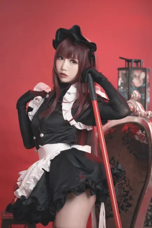 《斯卡哈女仆》｜面饼仙儿 · 20张写真