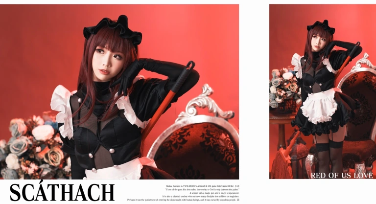 《斯卡哈女仆》｜面饼仙儿 · 20张写真