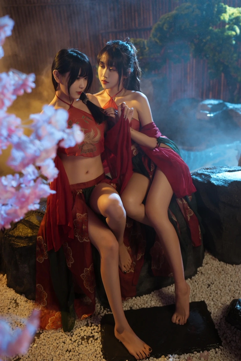 《古风双人》｜不呆猫&Tina很妖孽呀 · 16张写真
