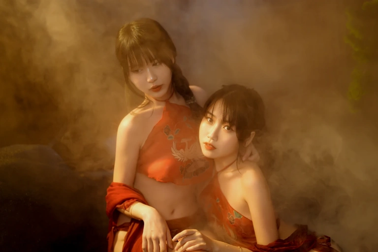 《古风双人》｜不呆猫&Tina很妖孽呀 · 16张写真